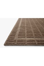 Chris Loves Julia × Loloi Bradley Rug BRL-06 Cocoa/Cocoa