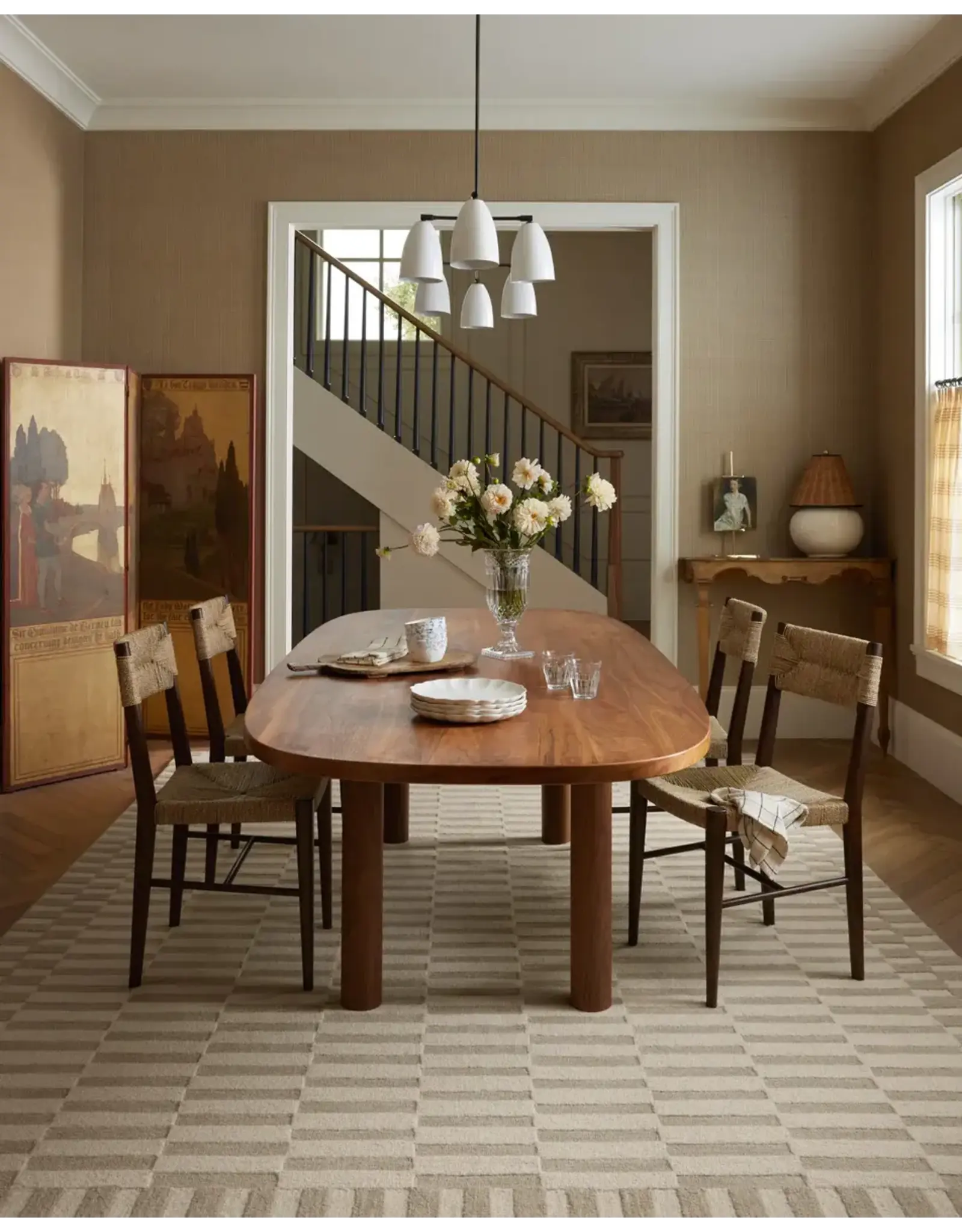 Chris Loves Julia × Loloi Bradley Rug BRL-02 Ivory / Beige