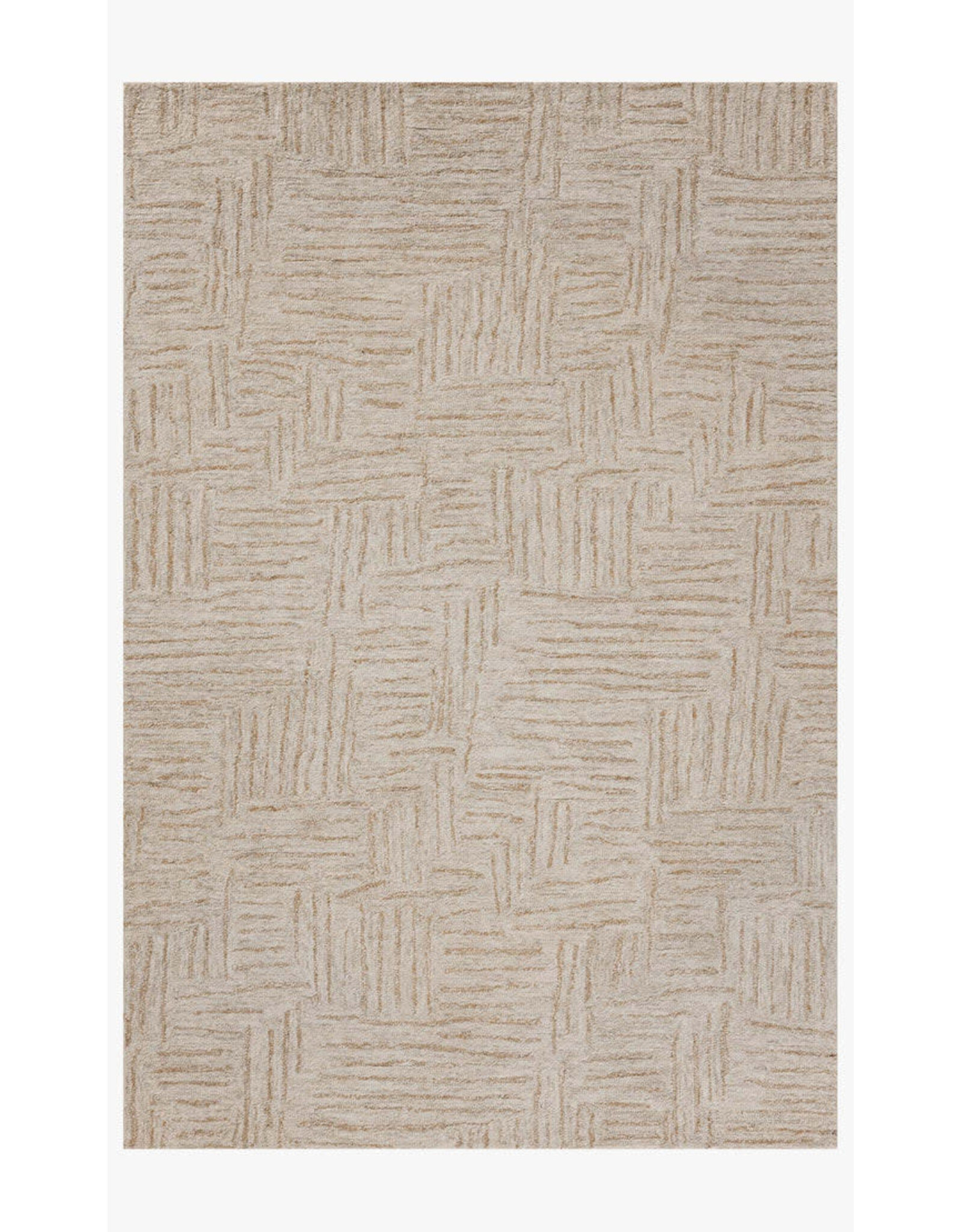 Chris Loves Julia x Loloi Polly Rug POL-08 - Smoke/Sand