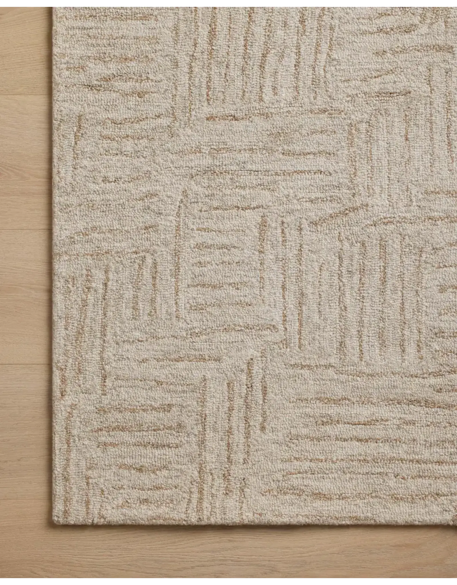 Chris Loves Julia x Loloi Polly Rug POL-08 - Smoke/Sand