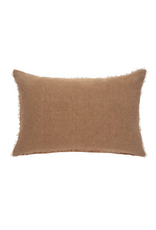 Lina Linen Pillow, Terracotta 16x24