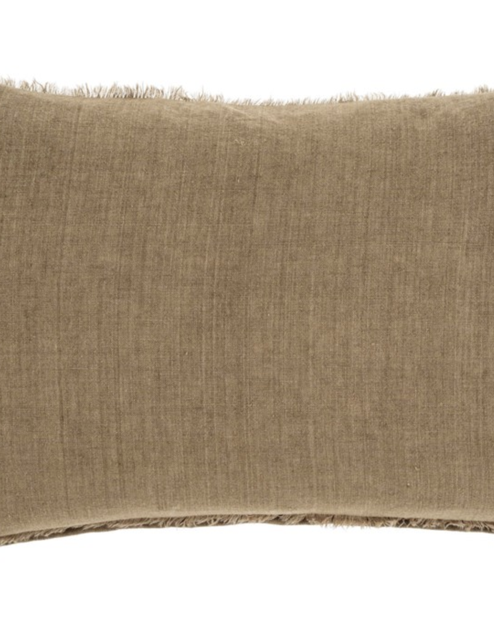 16x24 Lina Linen Pillow, Hazelnut