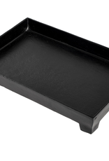 Footed Coffee Table Tray L, Black