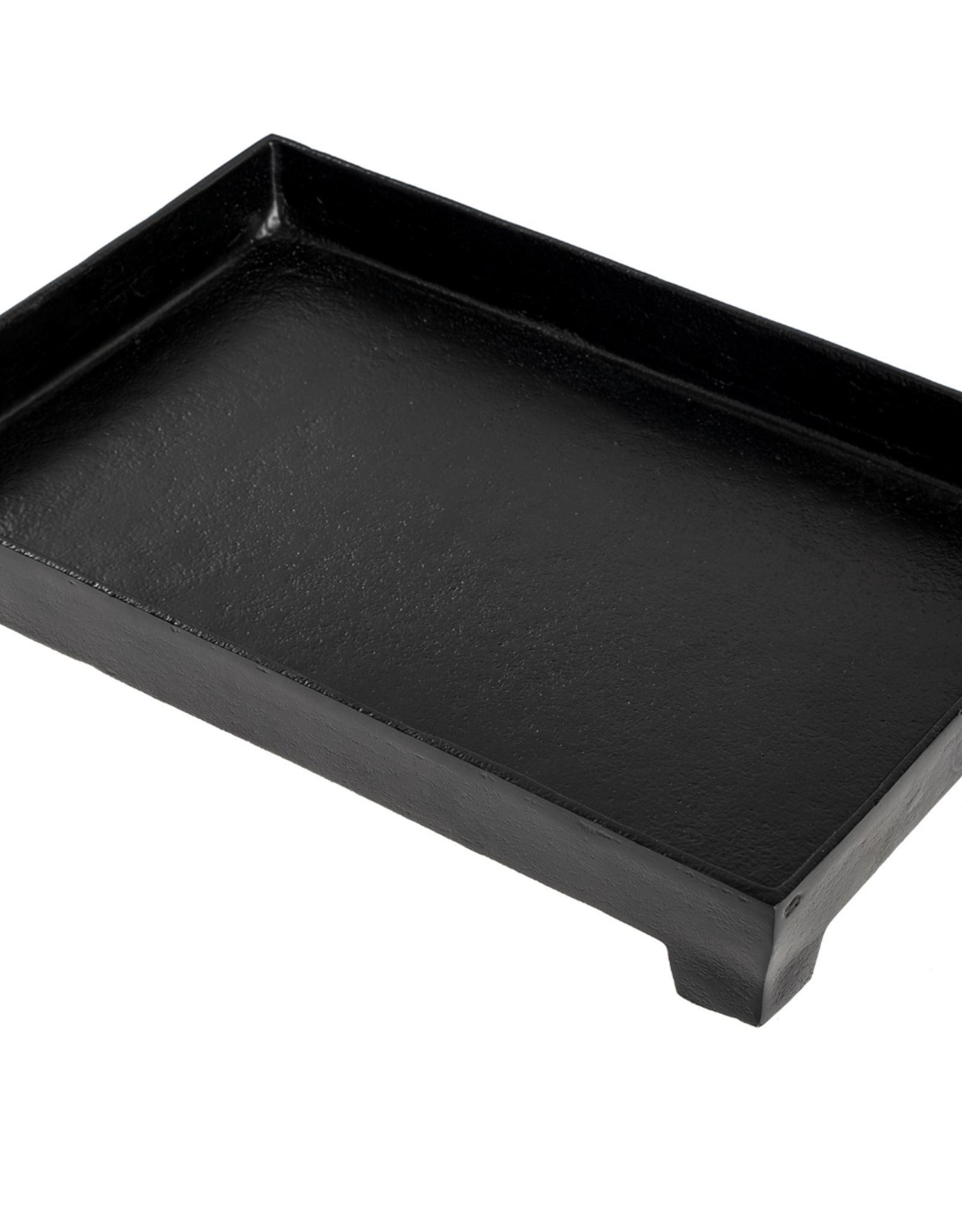 Footed Coffee Table Tray L, Black