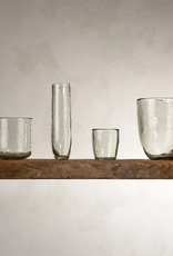 Hammered Glass Bud Vase