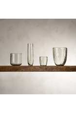 Hammered Glass Bud Vase