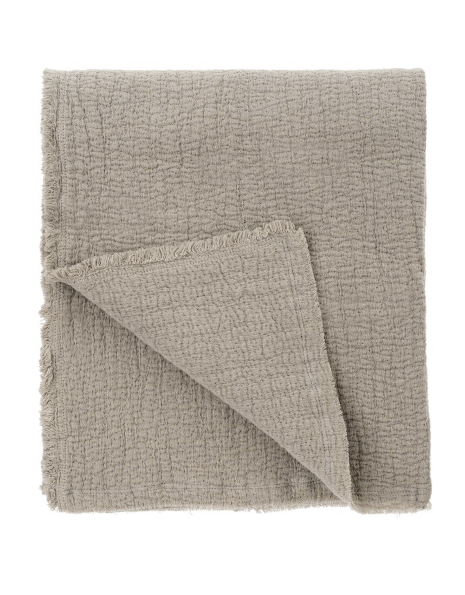 Malabar Throw Blanket Stone