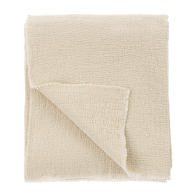 Malabar Throw Blanket, Natural