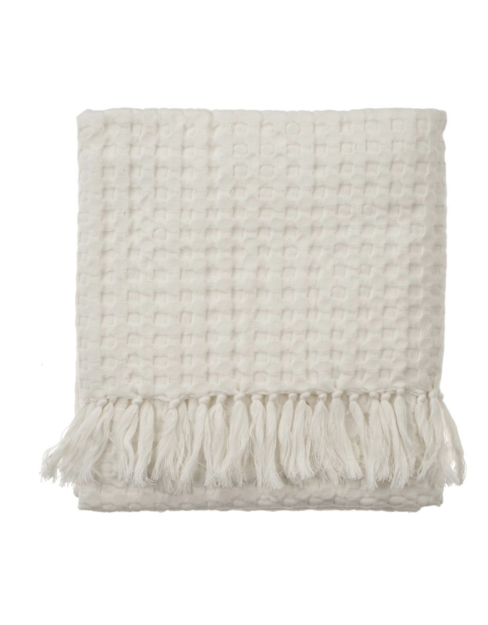 Honeycomb Bath Towel, Off White