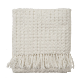 Honeycomb Bath Towel, Off White