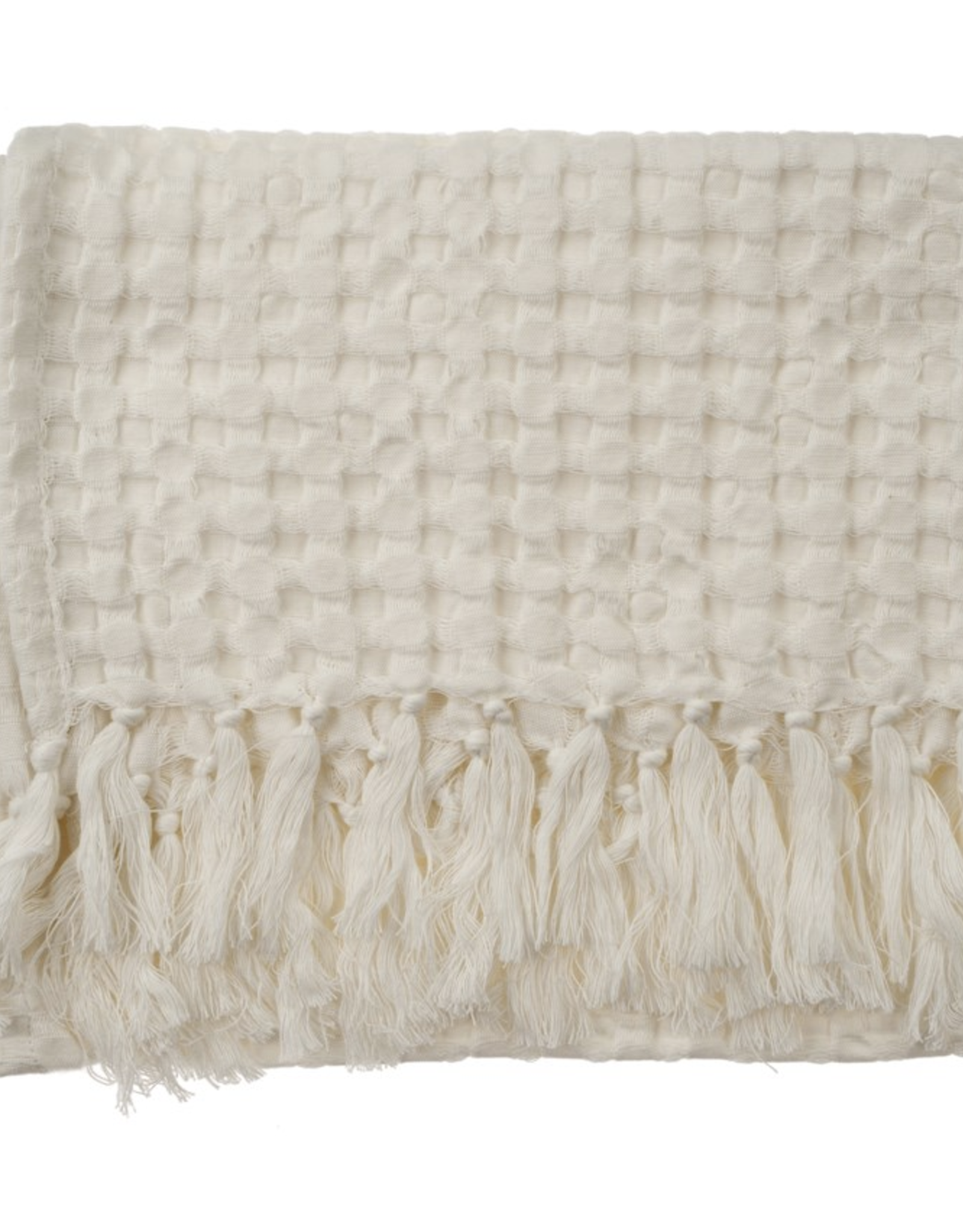 Honeycomb Hand Towel, Off White