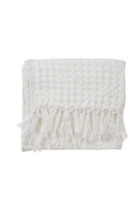 Honeycomb Hand Towel, White