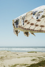 Palms Block Print Parasol Green