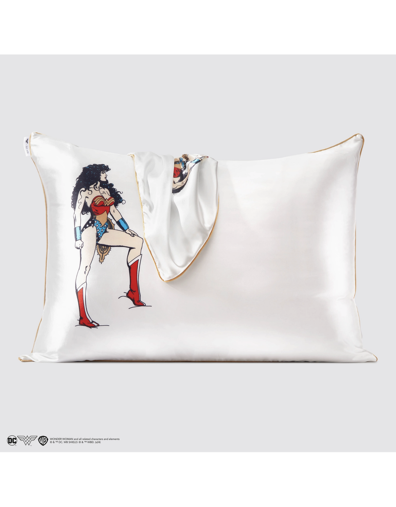 Wonder Woman X Kitsch Satin Pillowcase- Believe in Wonder