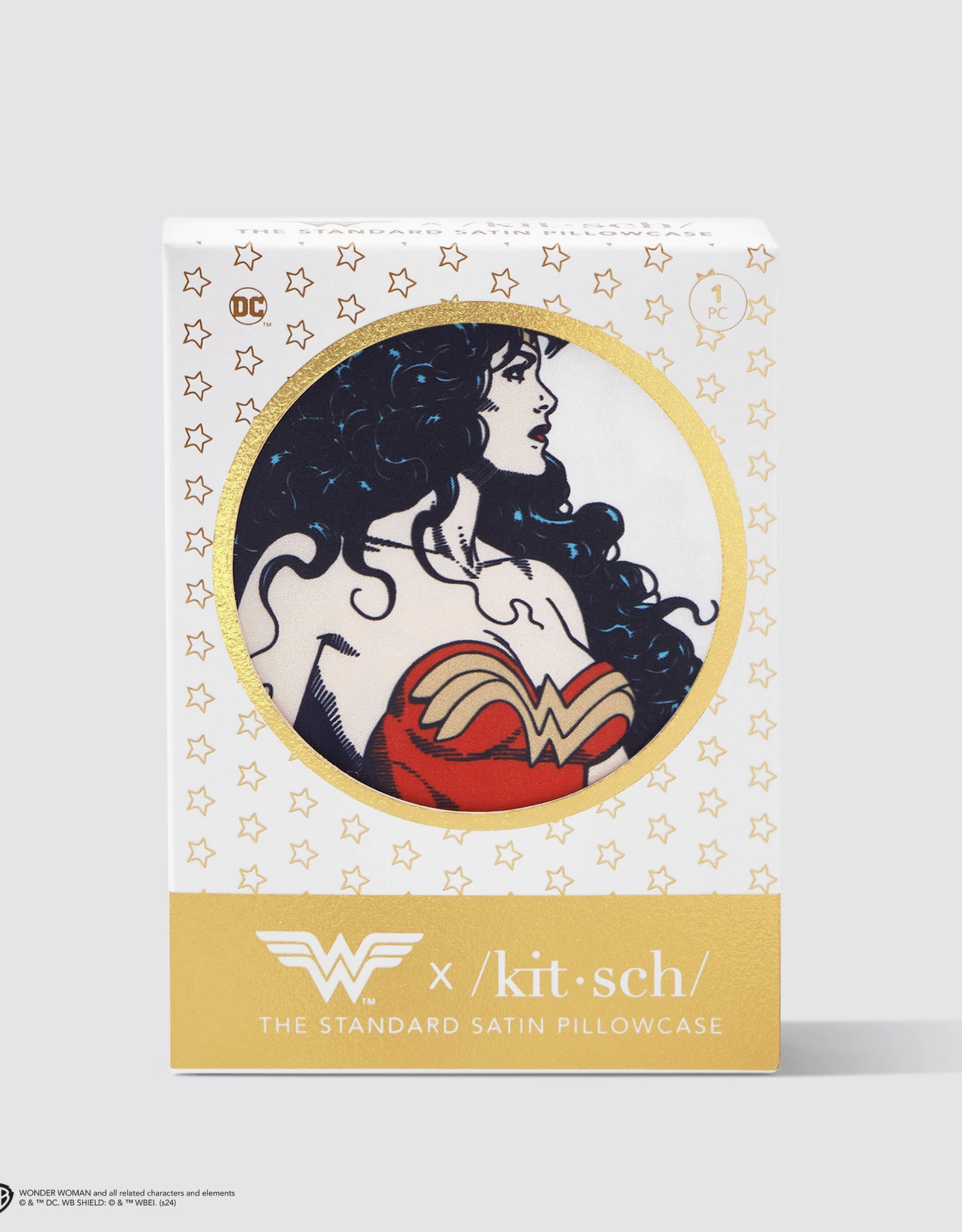 Wonder Woman X Kitsch Satin Pillowcase- Believe in Wonder