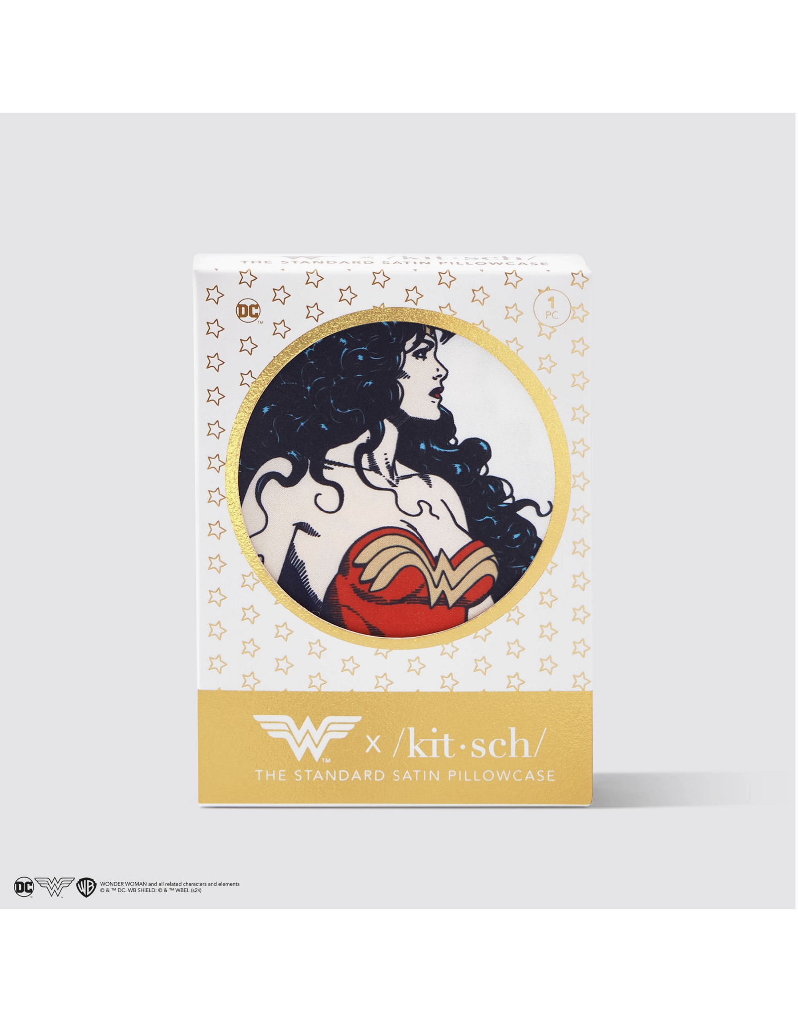Wonder Woman X Kitsch Satin Pillowcase- Believe in Wonder
