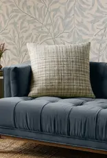 Chris Loves Julia × Loloi Beige/Black Pillow, 22x22