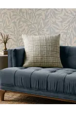 Chris Loves Julia × Loloi Beige/Black Pillow, 22x22