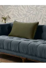 Chris Loves Julia × Loloi Green Pillow, 16x26