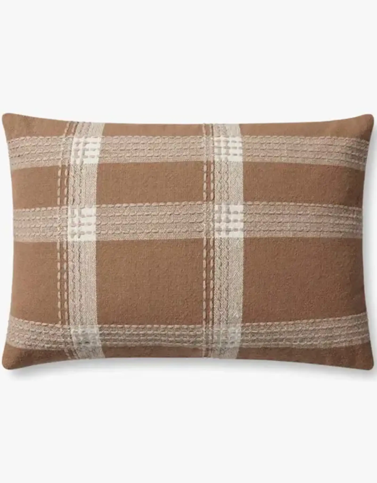 Jean Stoffer × Loloi Pillow - Rust/Multi, 16X26