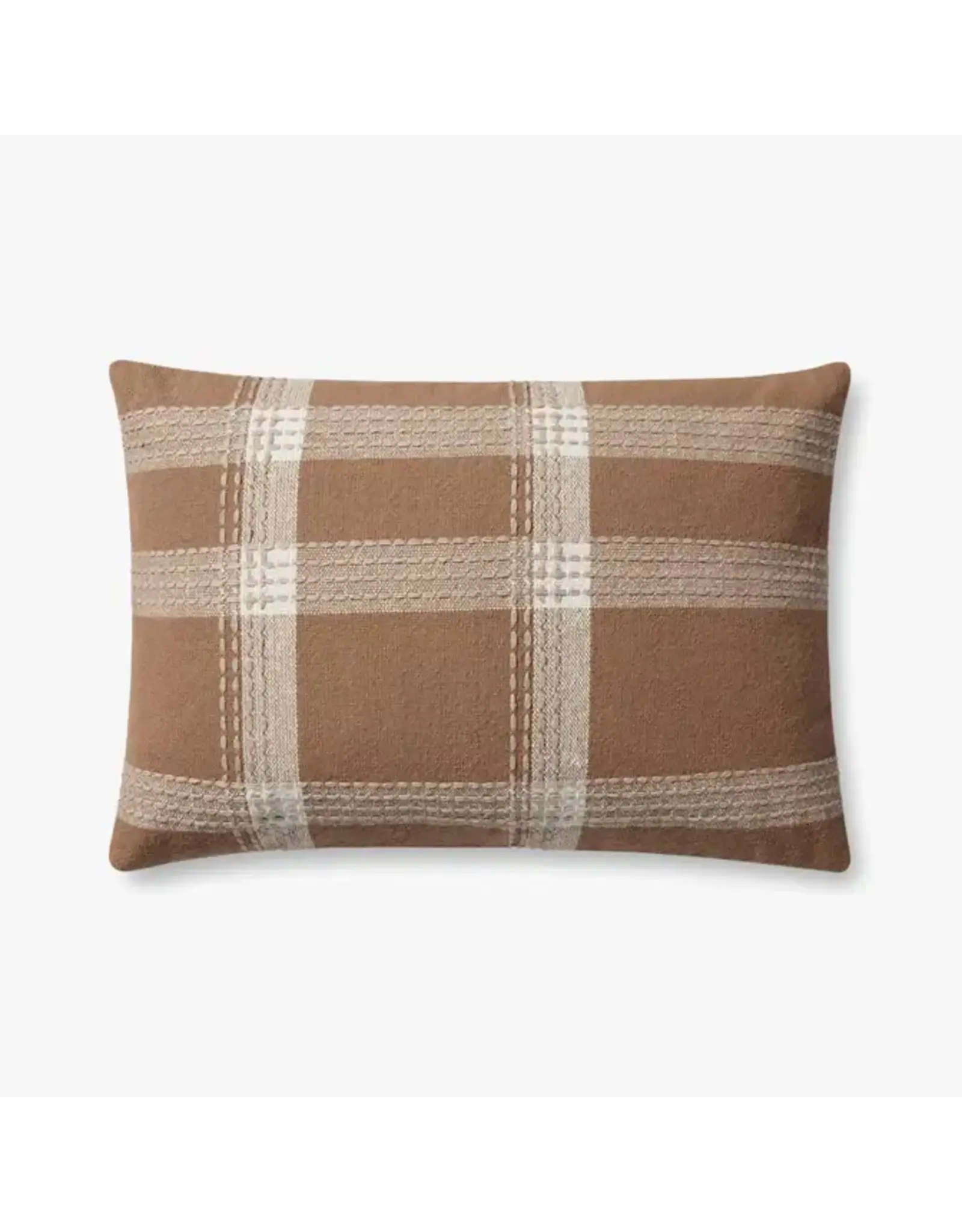 Jean Stoffer × Loloi Pillow - Rust/Multi, 16X26