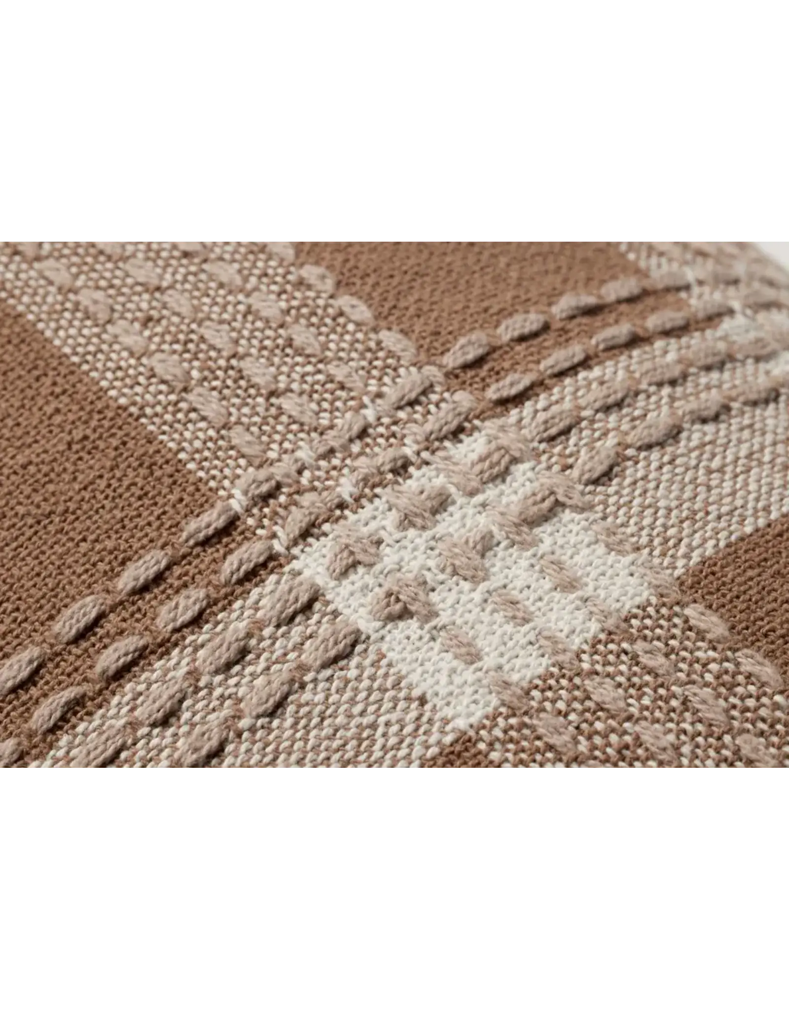 Jean Stoffer × Loloi Pillow - Rust/Multi, 16X26