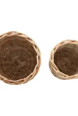 Hand-Woven Wicker Basket/Container, Set of 2
