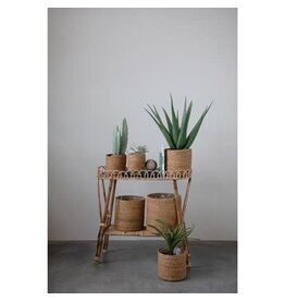 Hand-Woven Baskets with Plastic Lining