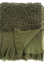 Vallnord Boucle Throw, Olive
