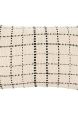 Handloom Check Pillow, 16x24