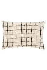 Handloom Check Pillow, 16x24