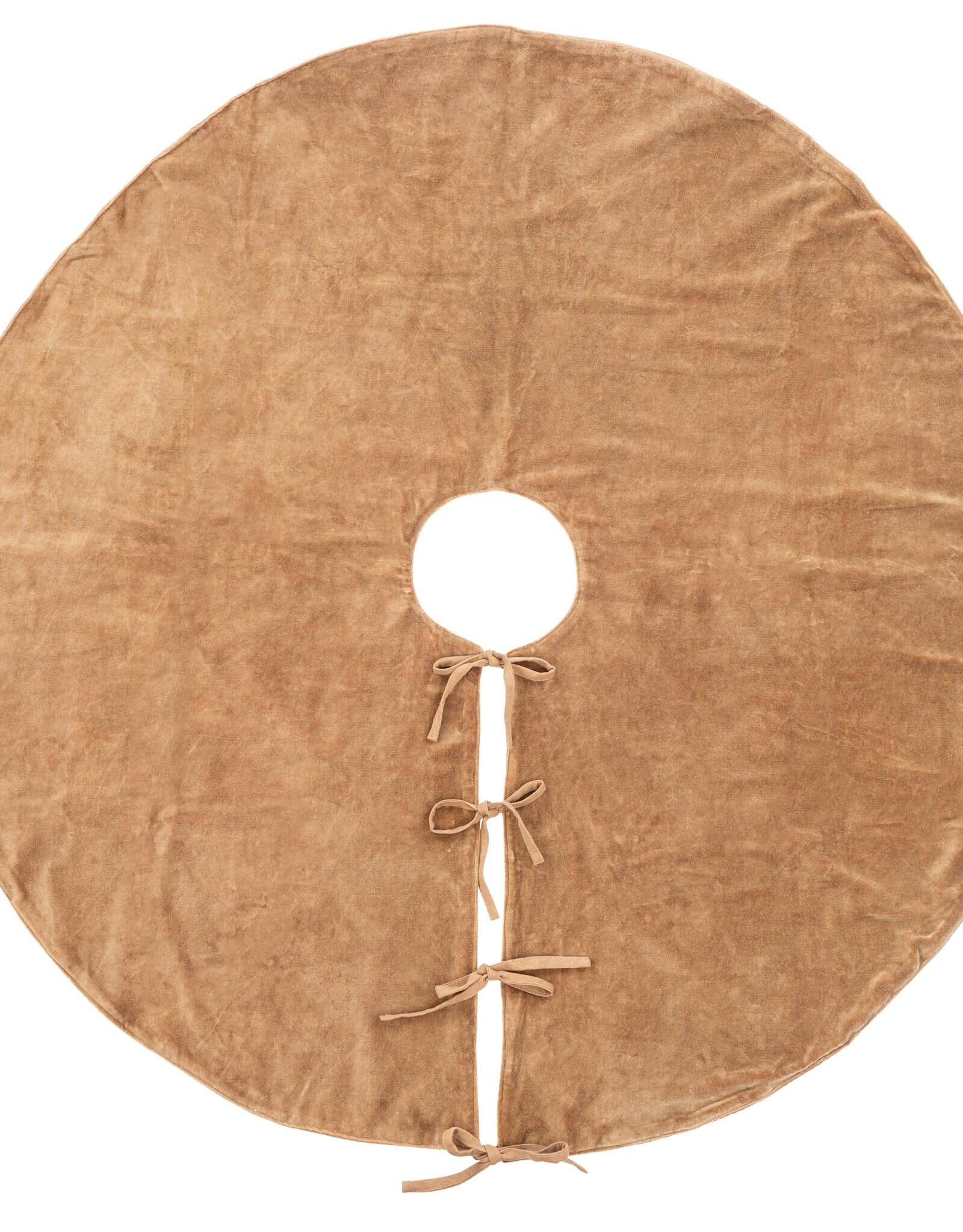 Vera Velvet Tree Skirt, Sienna