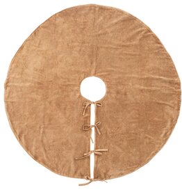 Vera Velvet Tree Skirt, Sienna