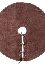 Vera Velvet Tree Skirt, Sangria