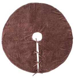 Vera Velvet Tree Skirt, Sangria