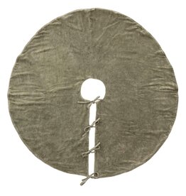 Vera Velvet Tree Skirt, Cypress