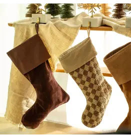Check Weave Stocking