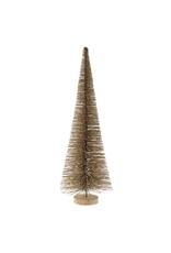 Tall Bottle Brush Tree, Champagne Sparkle