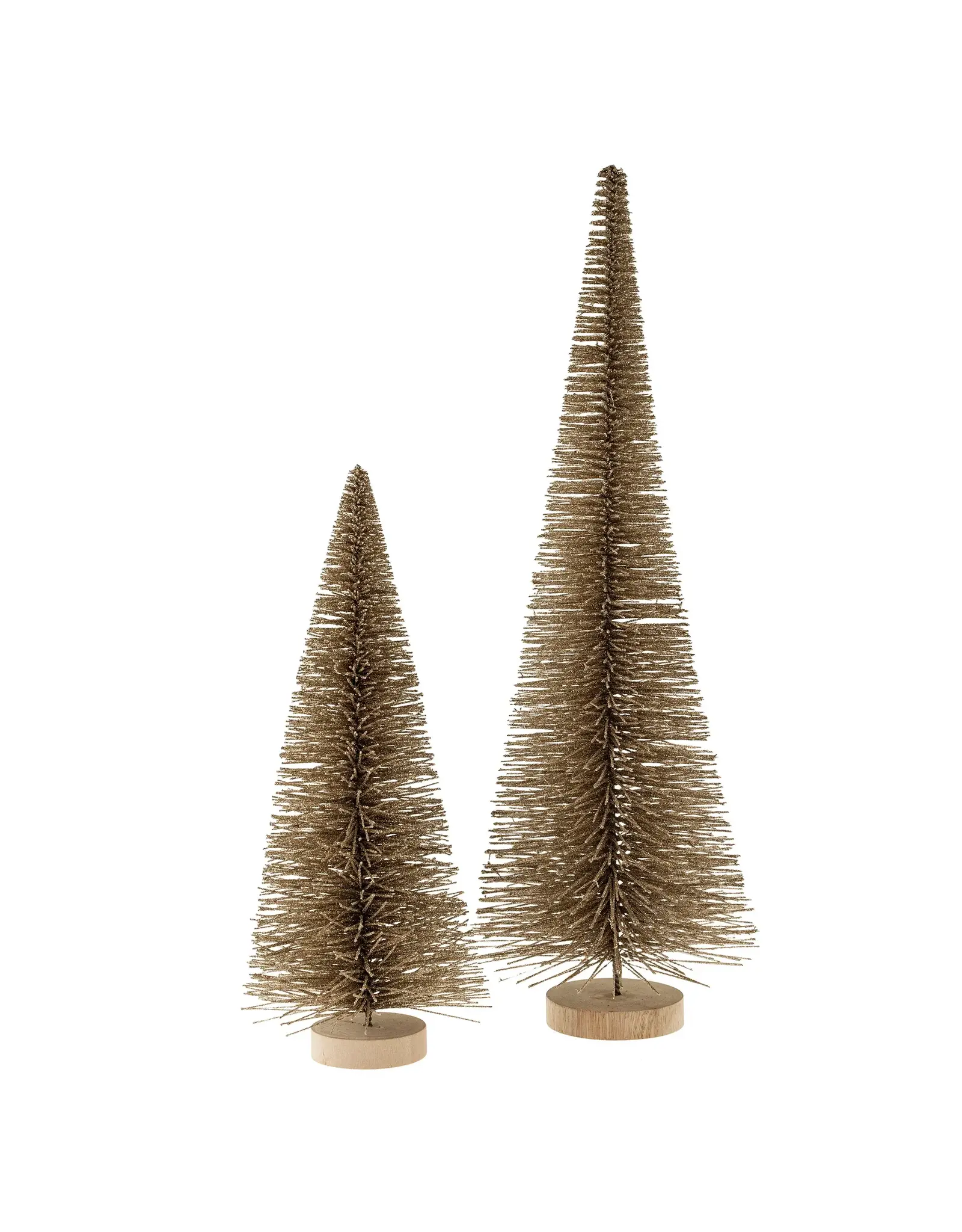 Tall Bottle Brush Tree, Champagne Sparkle
