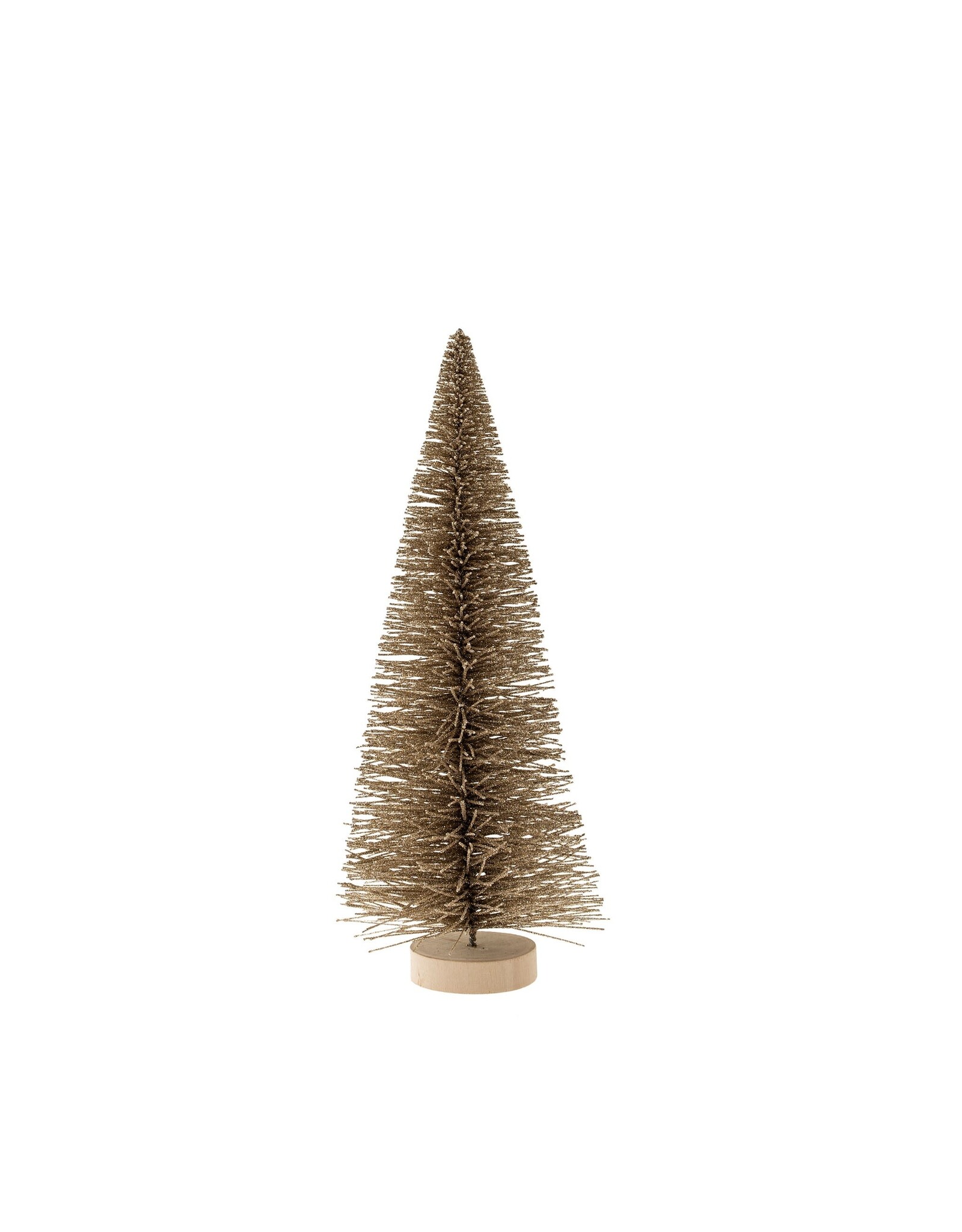 Tall Bottle Brush Tree, Champagne Sparkle