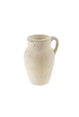 Rhodes Pitcher Vase S, Cream