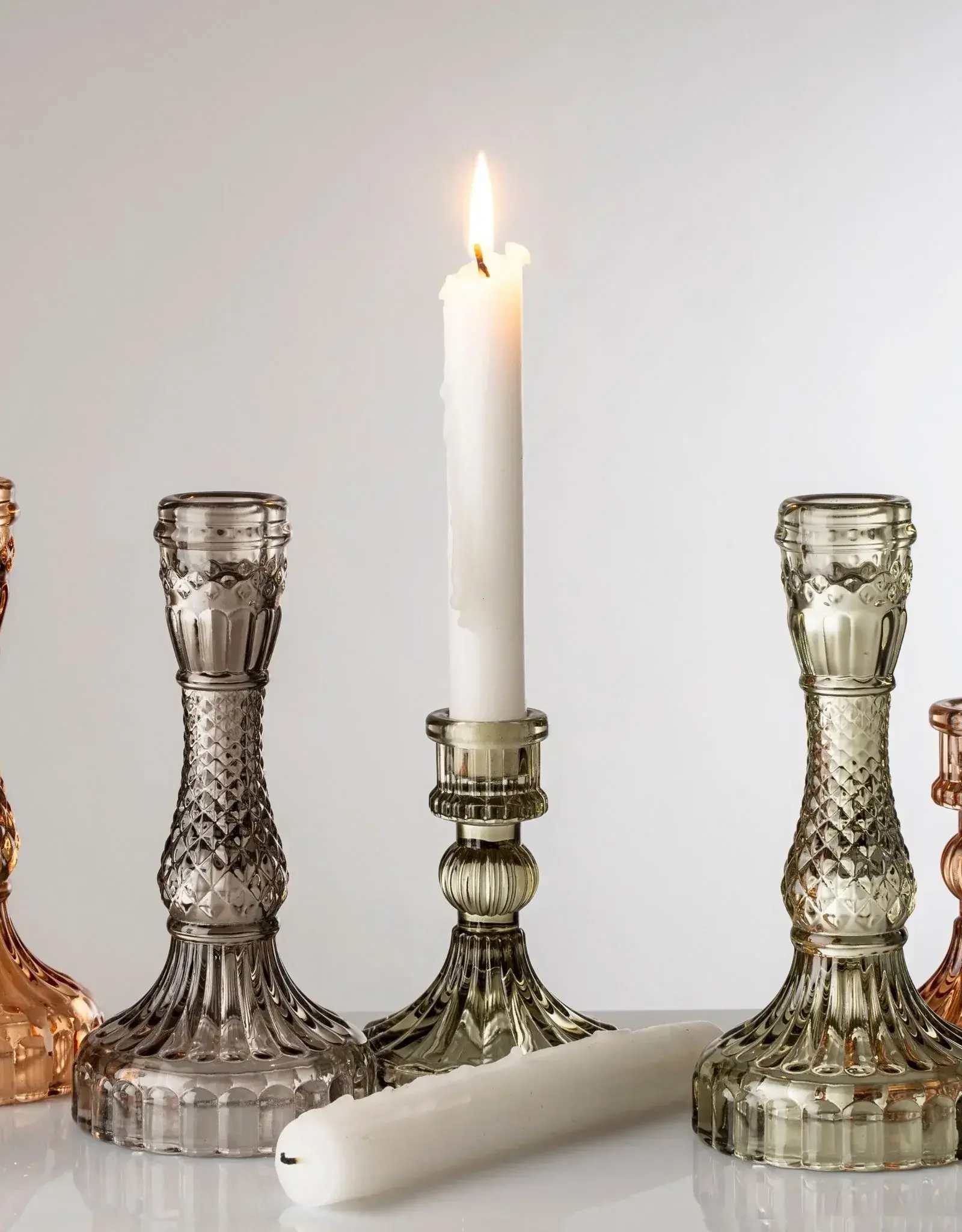 Palazzo Glass Candle Holder