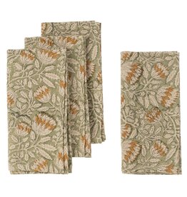 Varanasi Block Print Napkins S/4