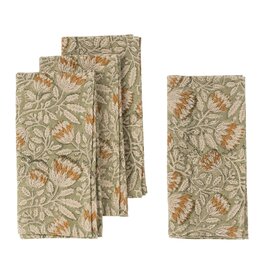 Varanasi Block Print Napkins S/4