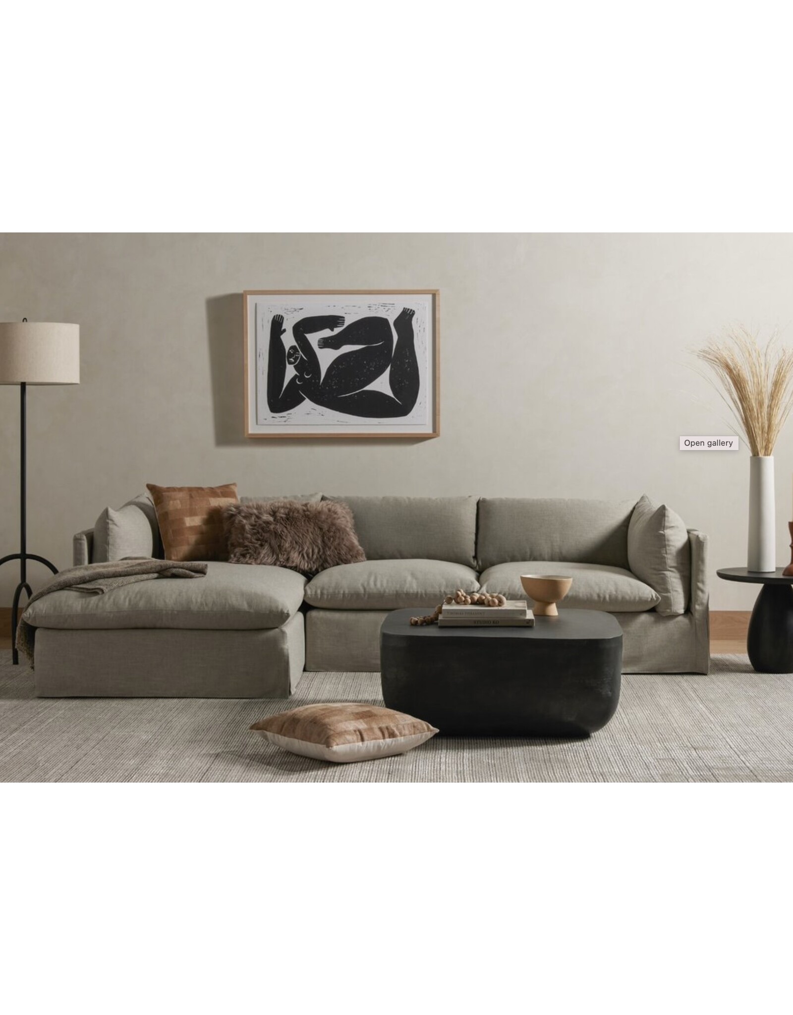 Habitat RAF 2-Piece Sectional - 115" Valley Nimbus
