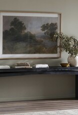 Matthes Large Console Table in Aged Black Pine 94"
