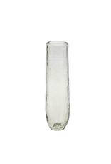 Hammered Glass Bud Vase
