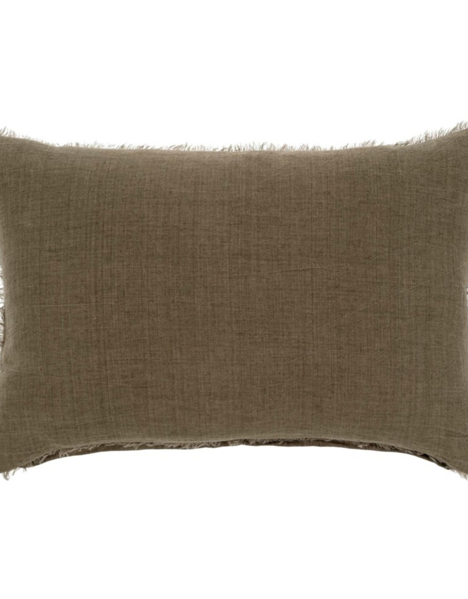 16x24 Lina Linen Pillow, Mink