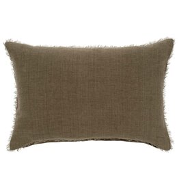 16x24 Lina Linen Pillow, Mink