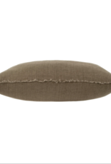 Lina Linen Pillow, Mink 16x24
